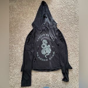 Taylor Swift Reputation Stadium Tour Cropped Long Sleeve